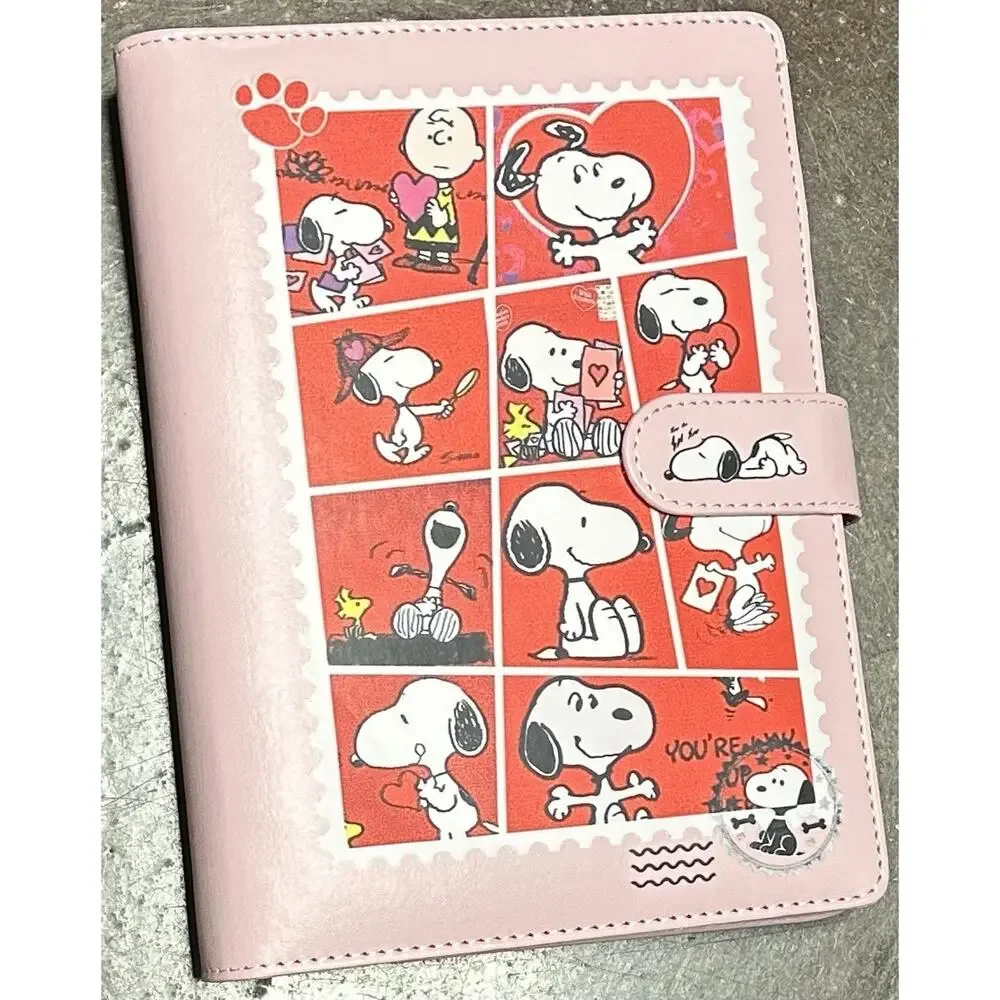 Peanuts Snoopy A5 Binder w/ matching paper and tote bag.